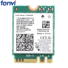 Двухдиапазонный беспроводной для Intel 3168 3168NGW 433 Мбит/с Bluetooth 4,2 802.11ac NGFF WiFi сетевая карта 3168ac для ноутбука