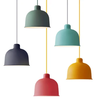 

Nordic Led Wooden Pendant Lights Iron Pendant Lamps Bedroom Living Room Restaurant Lighting Interior Decor Hanging Lamp Fixtures