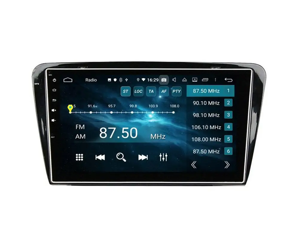 Top 4GB RAM Octa Core 10.1" Android 9.0 Car DVD Player for Skoda Octavia 2013-2016 Radio GPS 4G WIFI Bluetooth USB DVR Mirror-link 2