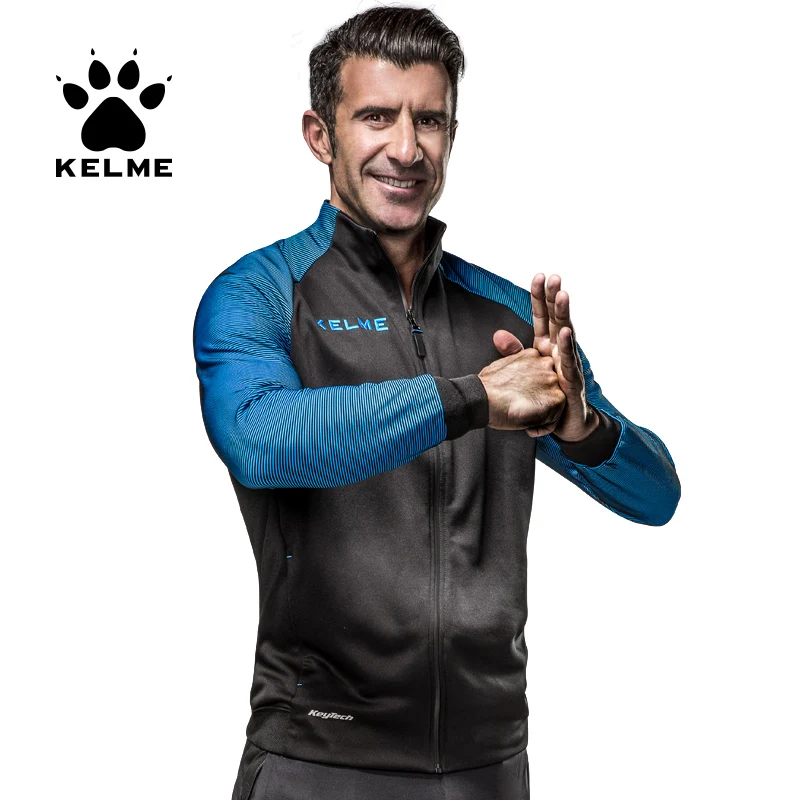 

KELME New Arrival Men's Running Jacket Windbreaker Basketball Soccer Training Sport Jersey Clothings 3871300