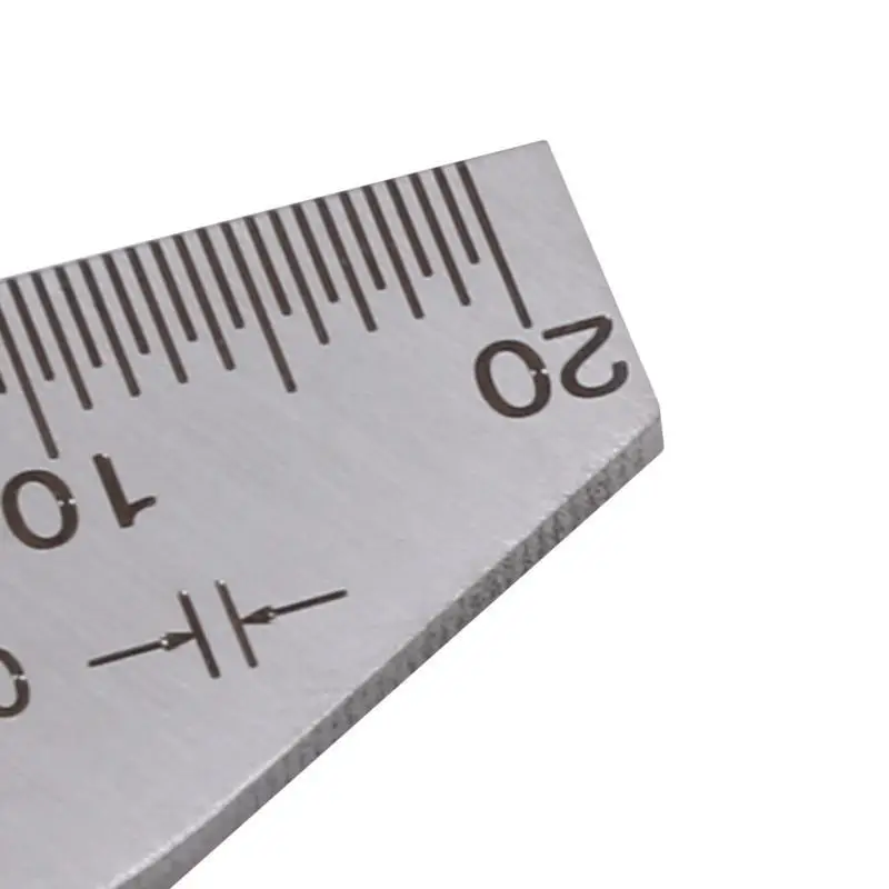1Pc Angle Gauge 87.5x34.5x1.3mm  Stainless Steel Drill Bit Angle Gauge Edge Dimension Gage Sharpening Tool