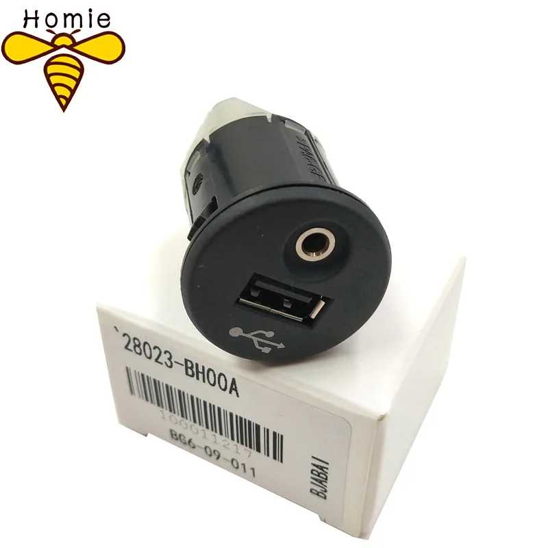 Высокое качество! Автомобильный USB адаптер AUX для Nissan Juke Qashqai XTrail Micra Note NV200 28023 BH00A