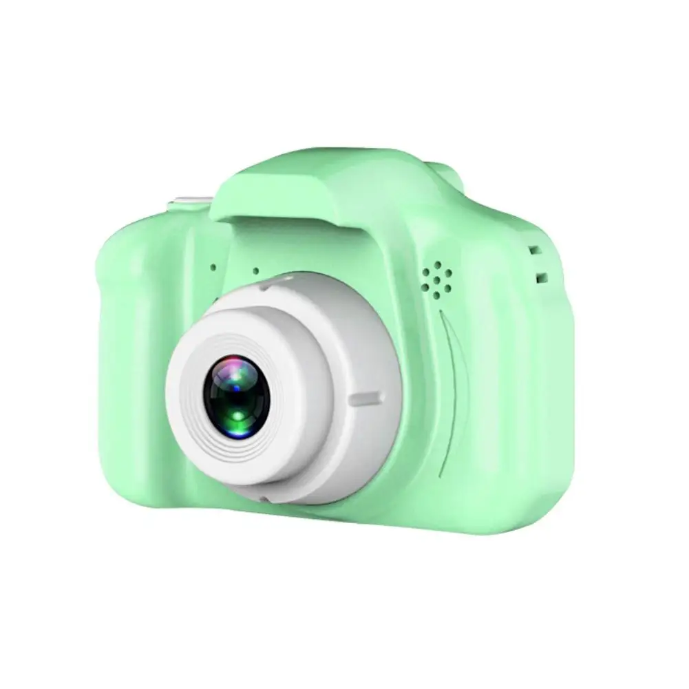 Детская камера игрушки Мини HD Мультяшные камеры фотографирования подарки для мальчика Девочки День Рождения - Цвет: Green