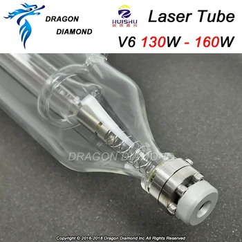 

CO2 Laser Tube RUISHU V6 Metal Head 1650MM 130W Glass Pipe For CO2 Laser Engraving Cutting Machine