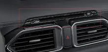 For Mazda CX-5 2017 2018 ABS Carbon fibre Car CD Plates Air Conditioning Switch Panel Cover Trim Car Accessories Styling 1pcs cd panel stickers air conditioning switch panel trim cover for mercedes benz gl x166 450 350 ml320 350 w166 2012 accessories