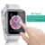 Прозрачная крышка для Apple Watch Series 3 2 1 38 ММ 42 ММ 360 Полный Мягкий Прозрачный TPU Протектор экрана Чехол для iWatch 45 44 ММ 40 ММ
