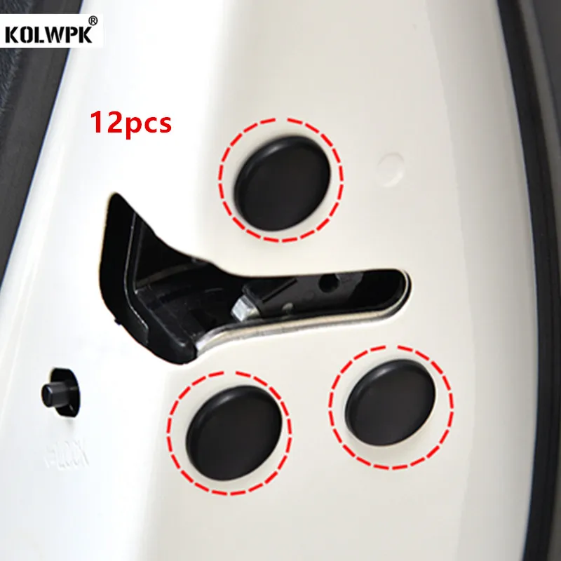 

12pcs Car Door Lock Screw Protector Cover For Mini Cooper R52 R53 R55 R56 For Porsche Cayenne Macan Car Styling Accessories