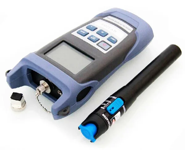 

Handheld Adjustable Optical Power Meter -70~+10 dBm With 1mW Visual Fault Locator (3-5km) For CATV
