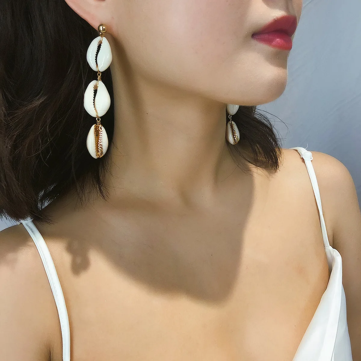 

Fashion Statement Flower Lace Drop Earrings 2019 Big Geometric earrings For Women Dangle Earrings Drop Earing modern Jewelry