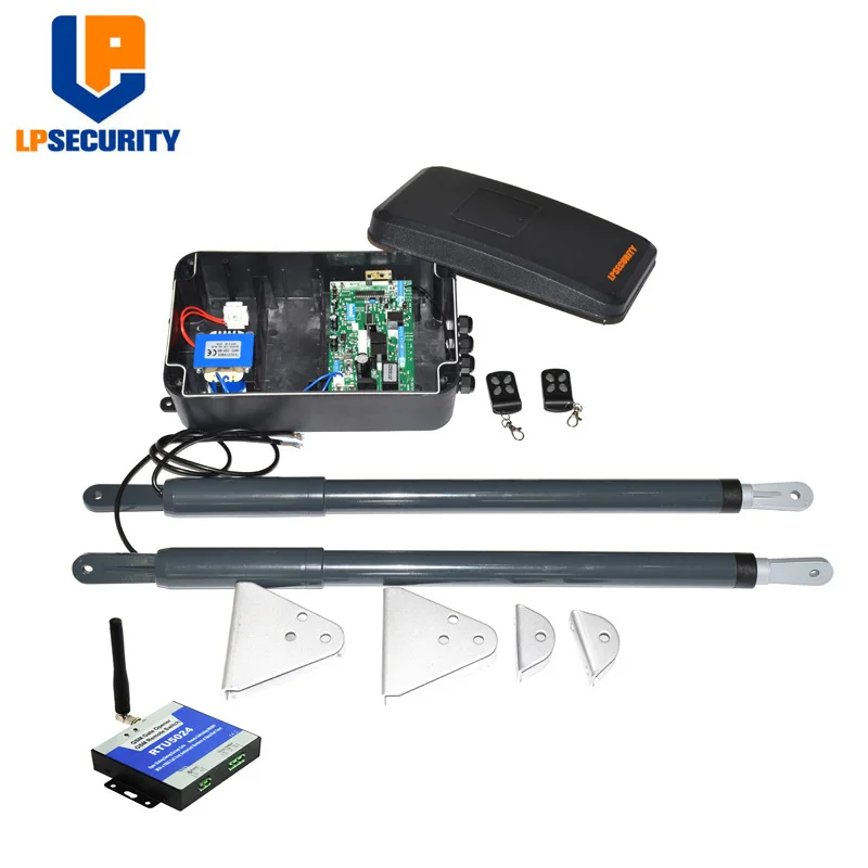 LPSECURITY DC12V AC220V линейный привод червячный редуктор автоматический Открыватель