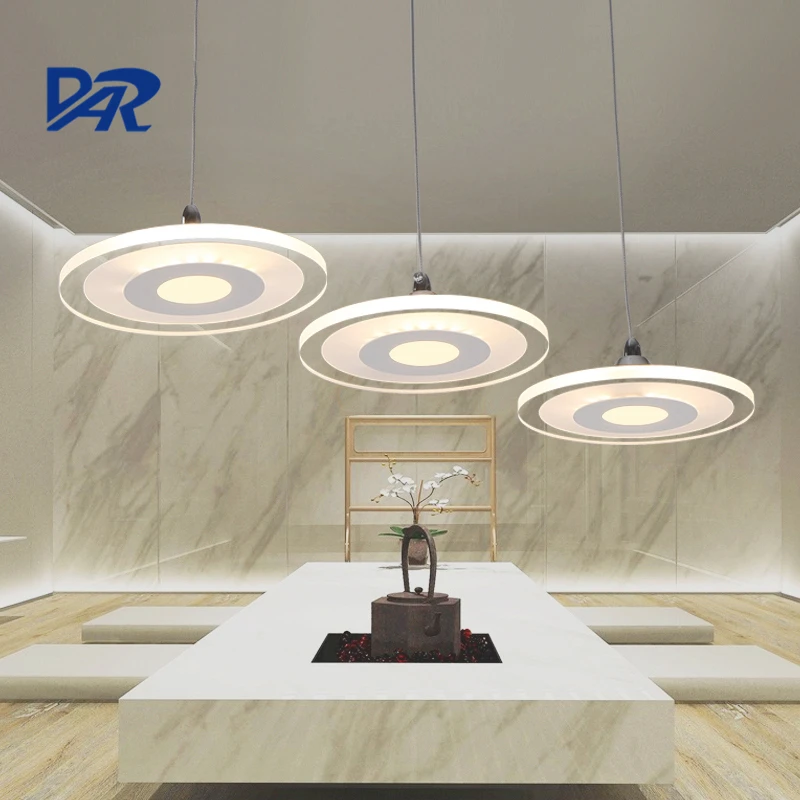 

Ultra-thin 3/5 Heads Acrylic Pendant Lights For Dining Room Modern Led Hanging Lamp Lamparas Colgantes Abajur Lampe Lampadario