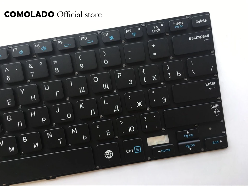RU Russia Backlit Keyboard For Samsung 730U3E NP730U3E 740U3E NP740U3E black keyboard RU Layout (2)
