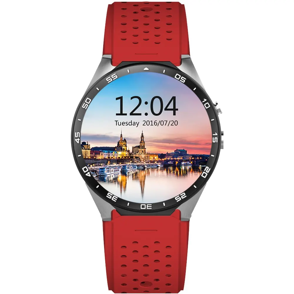 NIYOQUE KW88 Android 5,1 смарт часы телефон 1,39 дюймов Amoled Экран Smartwatch MTK6580 4 ядра 1,39 Гц, GPS гравитационный Сенсор шагомер