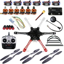 DIY Kit 2.4GHz 550mm Frame 6CH RC Hexcopter With APM2.8 Wireless Wifi Transmission Brushless Motor Drone Headless Mode