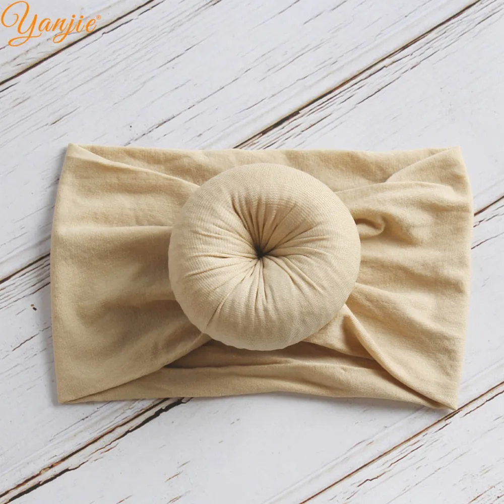 

2019 Wide Soft Nylon Ball Elastic Headband 2019 Classical European Fits All Kids Girl Diy Hair Accessories Headwear Head Wrap
