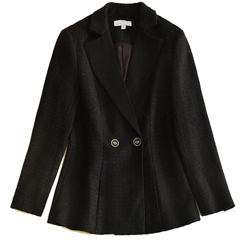 Women Blazer 2018 High Quality Autumn Runway Long Sleeve Tweed Fashion