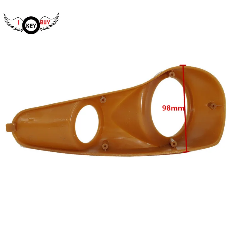 2Pcs/Lot Car Audio Speakers Nylon Plastic Gasket Bracket Fits for 1.5 Inch 3 Inch Tweeter Treble Hertz A-Pillar Brown Brackets