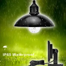 Солнечная светодиодная люстра наружный внутренний двор садовый коридор садовый Декор водонепроницаемый светодиодный с солнечной батареей уличный свет кованого железа ретро