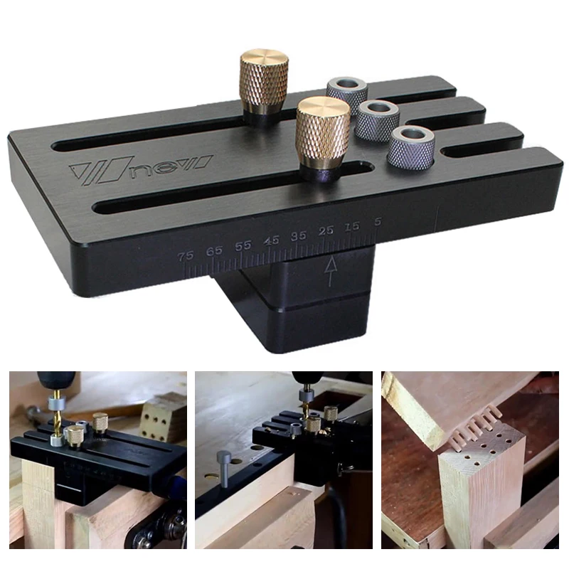 New Wood Dowelling Jig Kit Set For Drilling 6mm 8mm 10mm Dowel Holes
