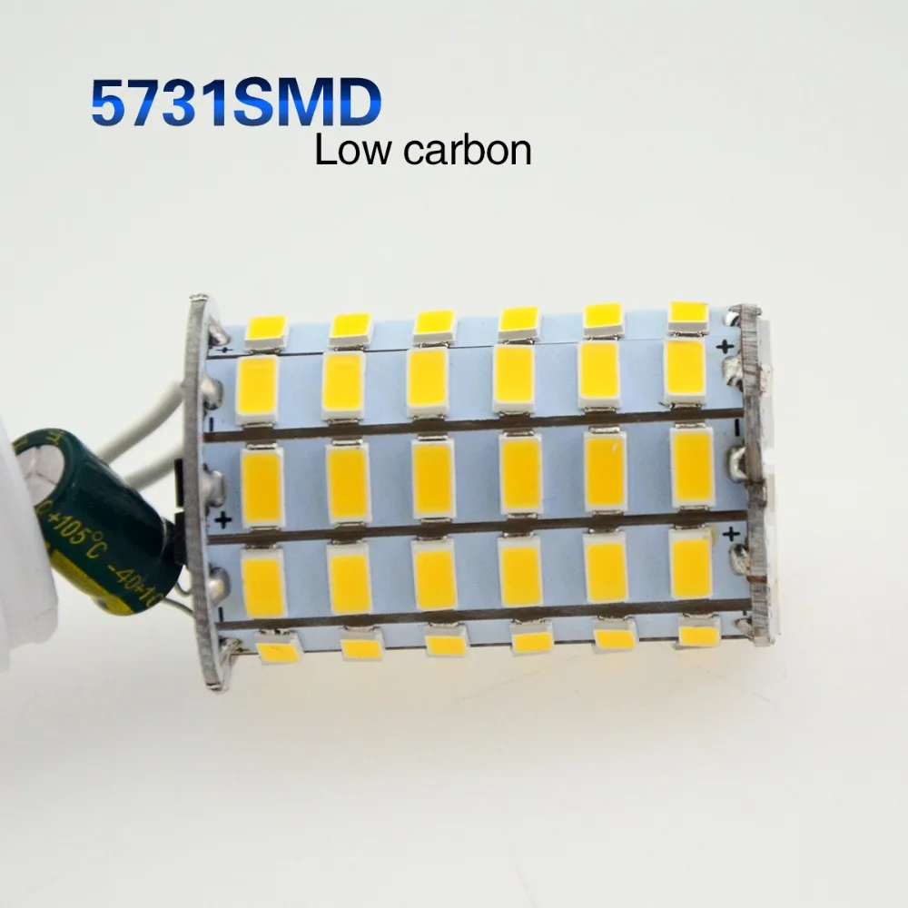 5731 smd Светодиодная лампа 220 В E27 E14 24Led 30Led 64Led 80 светодиоды свет лампы срок службы более длинные, чем 5730 SMD энергосберегающие светильники