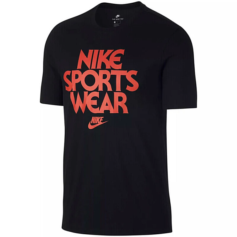 Новое поступление NIKE как M NSW TEE CNCPT синий Для мужчин футболки с коротким рукавом спортивная - Цвет: 911961010