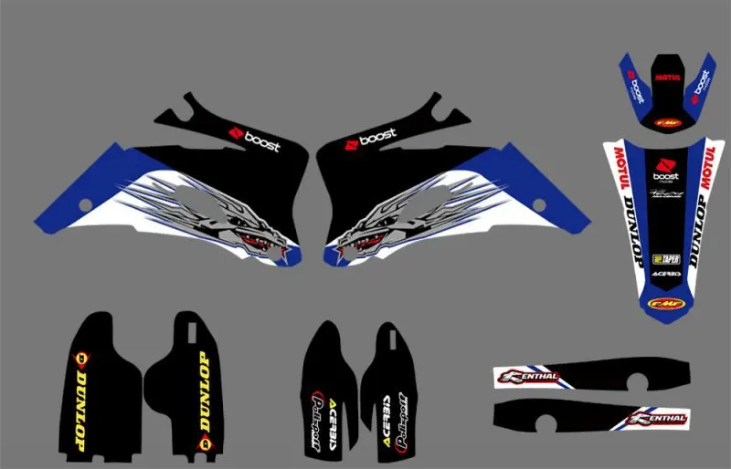 Наборы наклеек для Yamaha YZ250F YZ450F 2006 2007 2008 2009 YZ 250F 450F YZ250 YZ450 F|sticker kit|for yamahadecal kit |