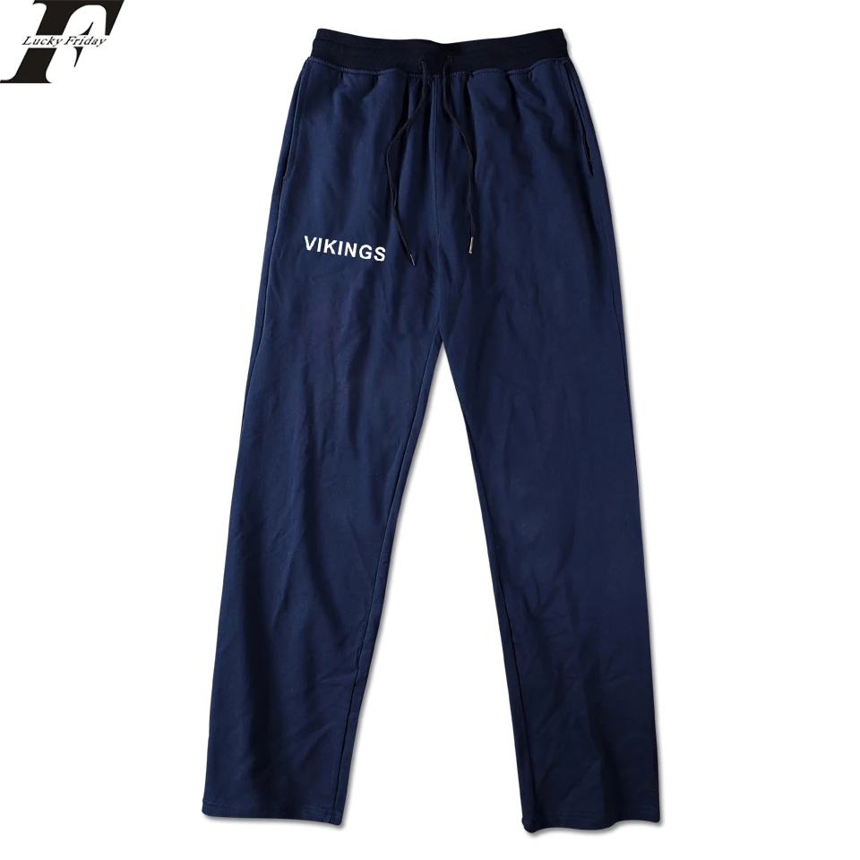 LUCKYFRIDAY beste verkauf WIKINGER Jogginghose Männer/Frauen Baumwolle Lässige Jogger Taille Dünn Warme Trainingshose