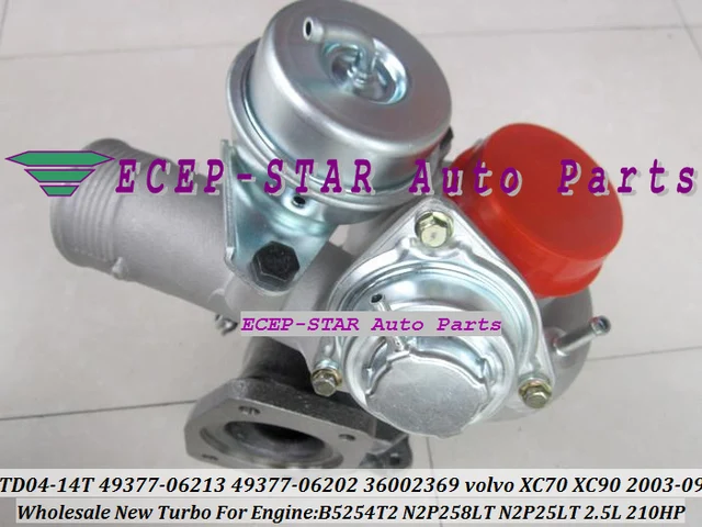 Replacement Turbocharger For Volvo S60, S80, V70, XC70, XC90 With B5254T2 2.5L Engine (2003-2009)