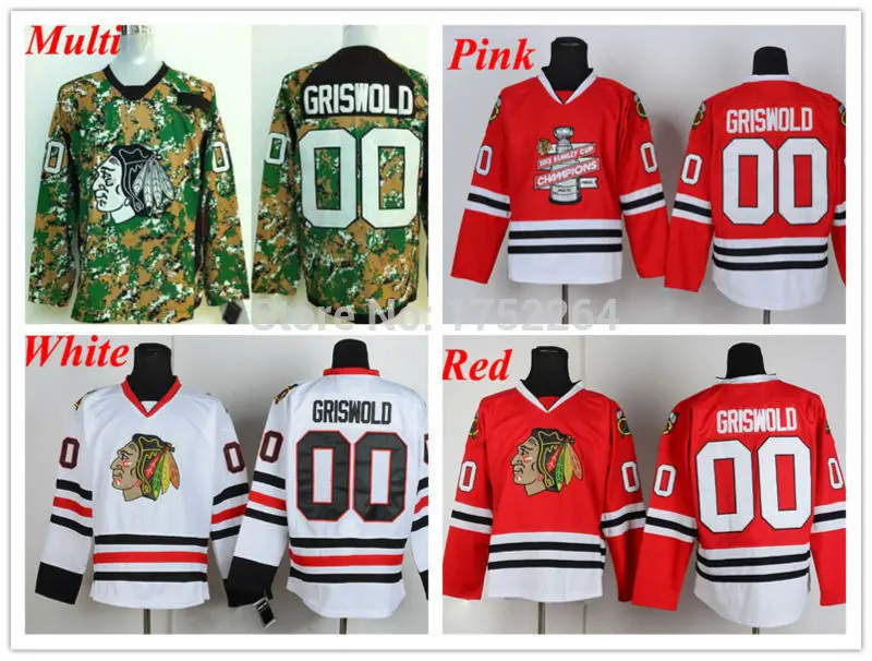 Wholesale Men's Ice Hockey Jersey Chicago Blackhawks 00 Clark Griswold