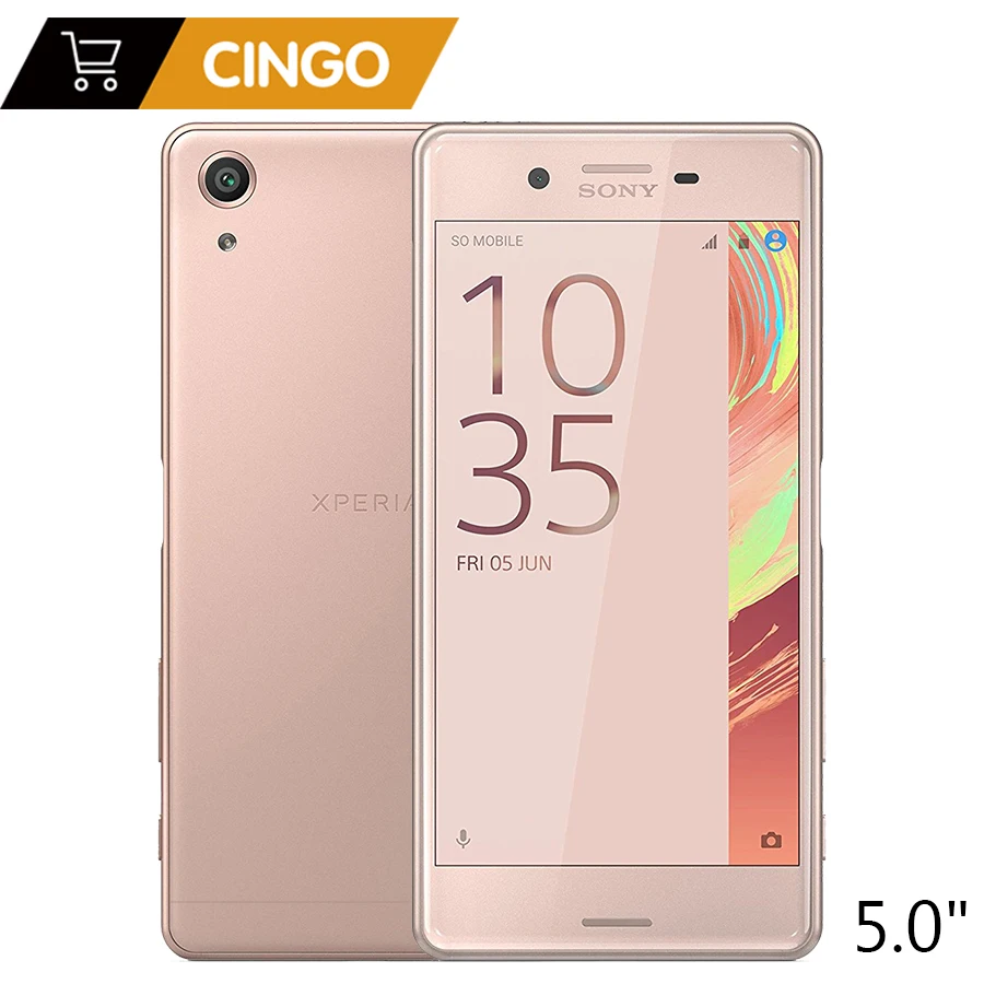 Оригинальный sony Xperia X Performance F8131 GSM LTE мобильный телефон Оперативная память 3 GB Встроенная память 32 GB 5,0 "одной сим Android 4 ядра 23MP 2700 mAh