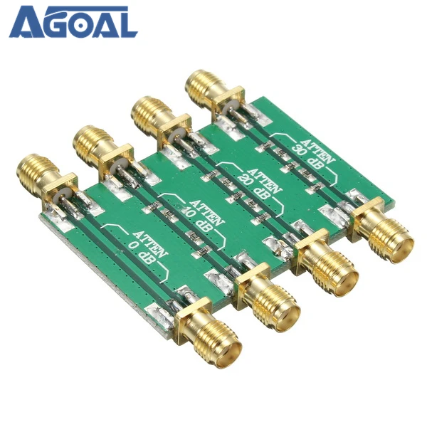 DC 4.0GHz 200mW 4 0 GHz RF Фиксированный аттенюатор SMA двойная гнездовая головка 0dB 10dB 20dB
