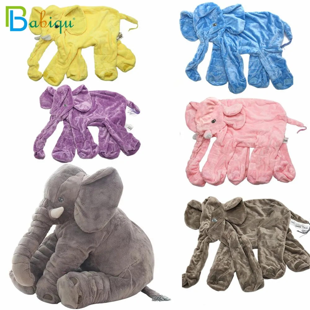60 см гигантский слон кожа плюшевая игрушка без PP Хлопок плюшевое животное мягкий слон детская подушка для сна детские игрушки подарки для детей