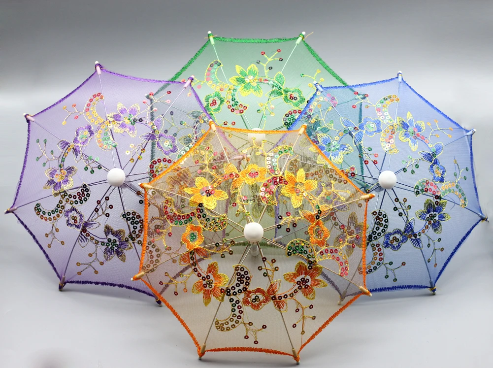 NEW Lace Umbrella Doll Accessories Handmade Doll's Embroidered Umbrella For 1/3 1/4 1/6 BJD Dolls Toy Accessories