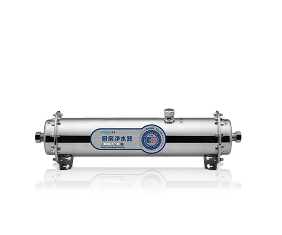 

500L/H UF Water Filter filtration precision is 0.01-0.001 micron and the housing is SUS304
