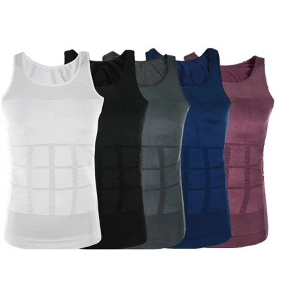 5 Colors Men Slimming Vest Tummy Control Elimination Of Male Beer Belly