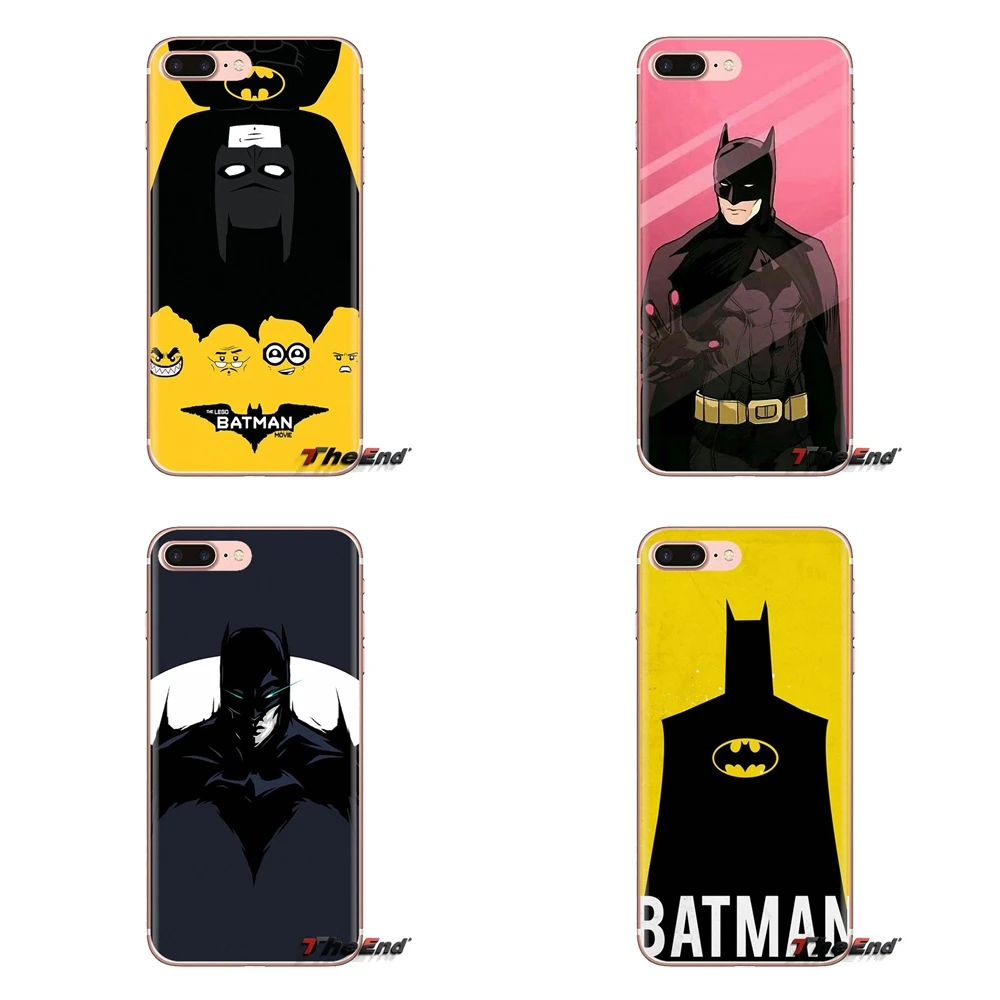 For iPod Touch Apple iPhone 4 4S 5 5S SE 5C 6 6S 7 8 X XR XS Plus MAX Soft Transparent Shell Covers Comics funny batman cartoon |