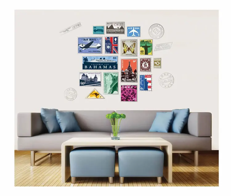 Resultado de imagem para cartões postais na decoração