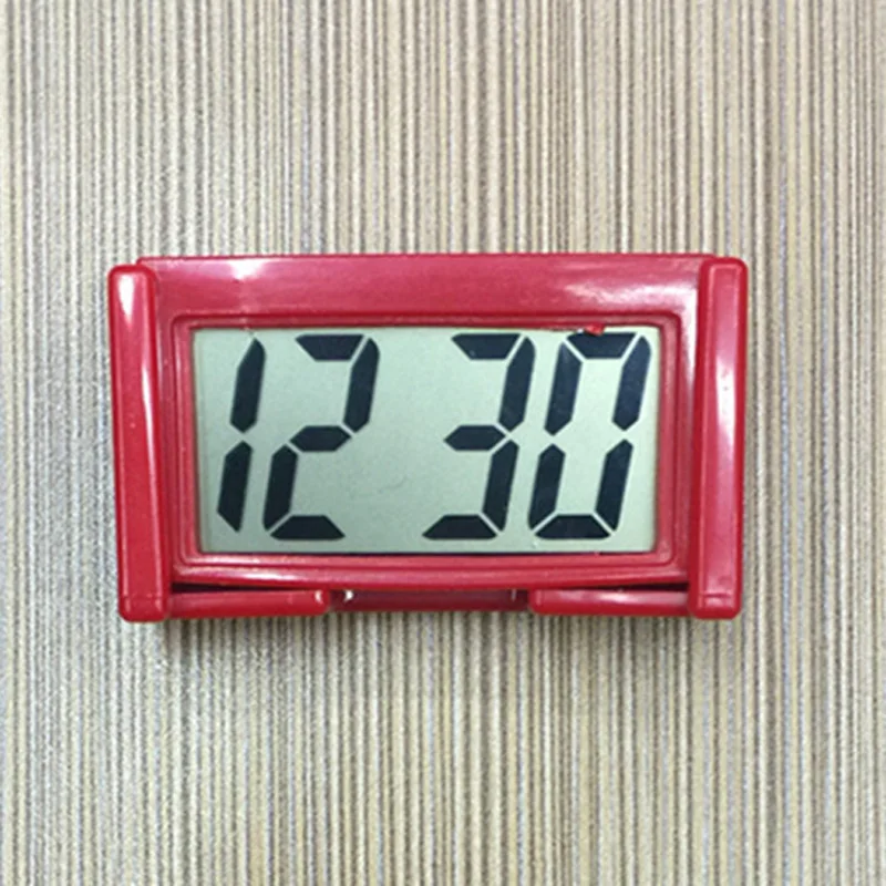 Mini Digital LCD grande Auto coche camión salpicadero fecha hora calendario reloj palo pantalla grande Digital Reloj de coche Mini Digital LCD grande Auto coche camión salpicadero fecha hora calendario reloj palo pantalla grande Digital Reloj de coche