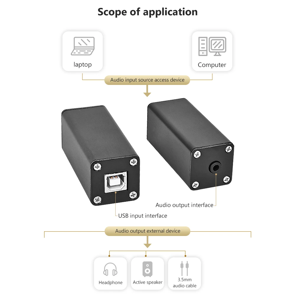 Внешняя Портативная звуковая карта с USB портом и декодирующим чипом