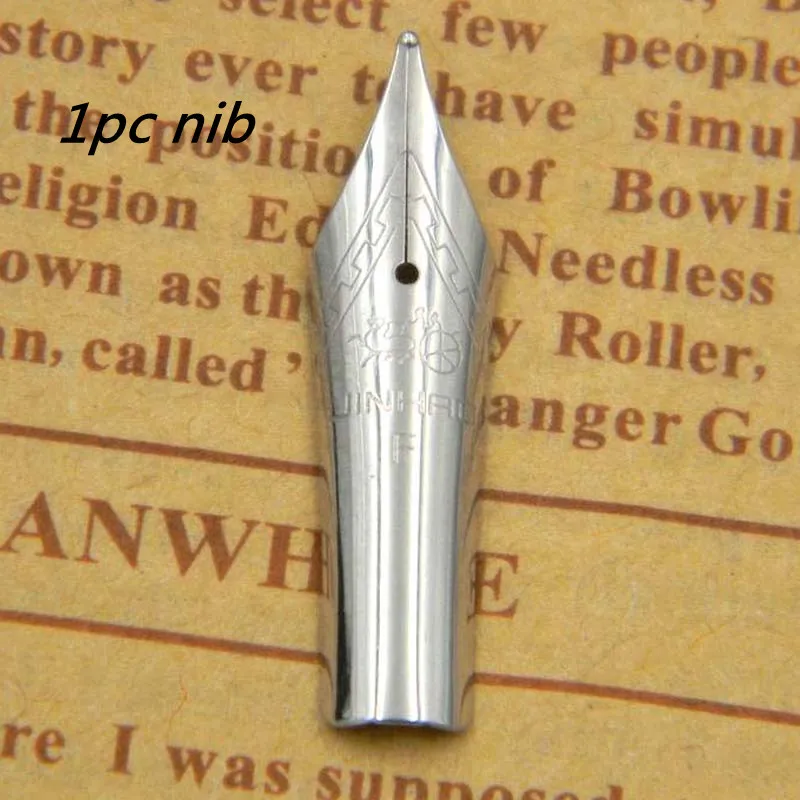 Jinhao 992 Серебряная офисная пластиковая популярная Подарочная Классическая перьевая ручка - Цвет: 1PC NIB