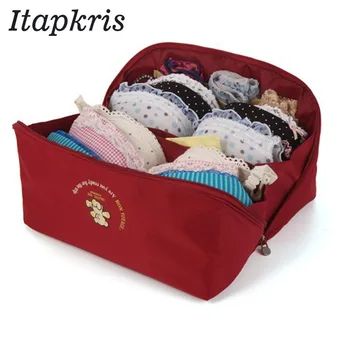 

Itapkris Women Handing Storage Clothing Bag Travel Business Bra Underwear Toiletries Suitcase Multi Functional Organizer Holder