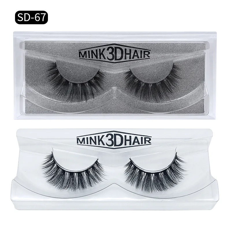 Wholesale Eyelashes 50Pairs 3D Mink Lashes Luxury Hand Made Mink Lash Long Lasting Volume Lashes Extension False Eyelashes Free