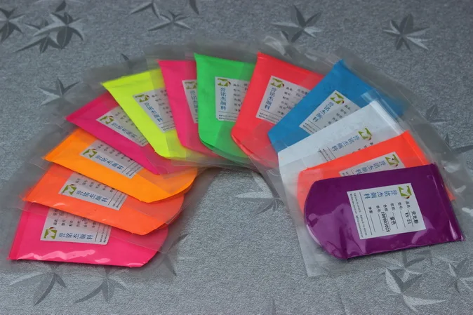 

100gram x Mixed 10 NEON Colors Fluorescent Phosphor Pigment Powder for Nail Polish&Painting&Printing,NOT glow in the dark powder