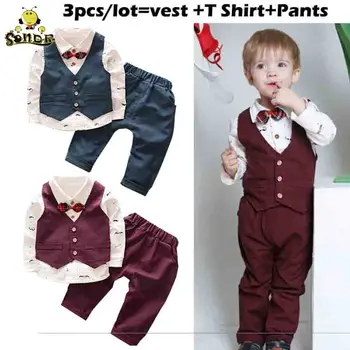 

Children's clothing sets spring child children outerwear T-shirt + boutique pants dresses for children wedding suits formal suit