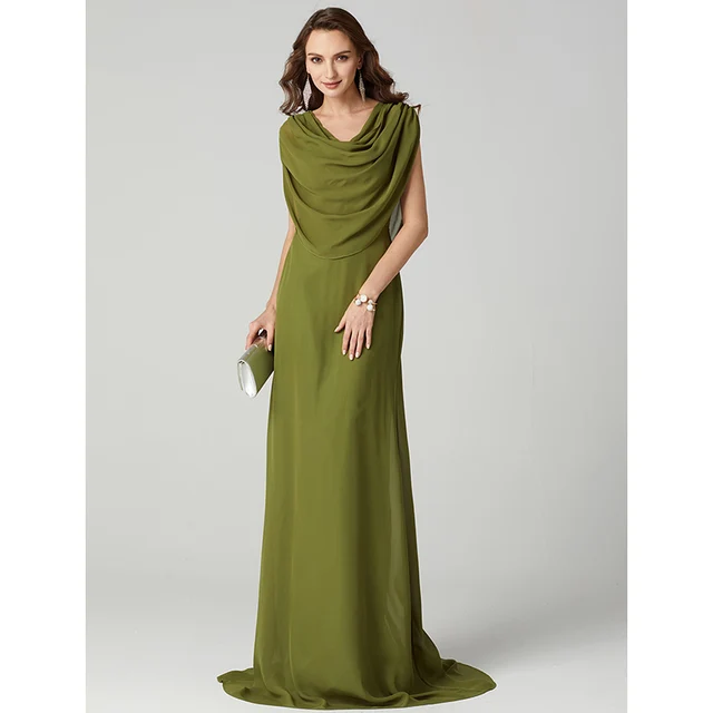 Cowl Neck Prom Dresses