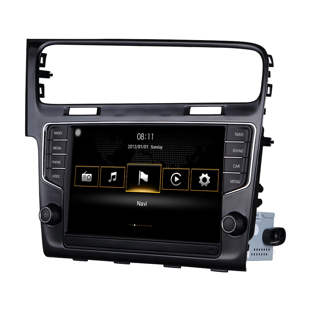 For VW Golf 7 MK7 2014 2015 For Volkswagen MIB System Android Auto CarPlay Quad Core Car Accessories Radio Stereo GPS Navigation
