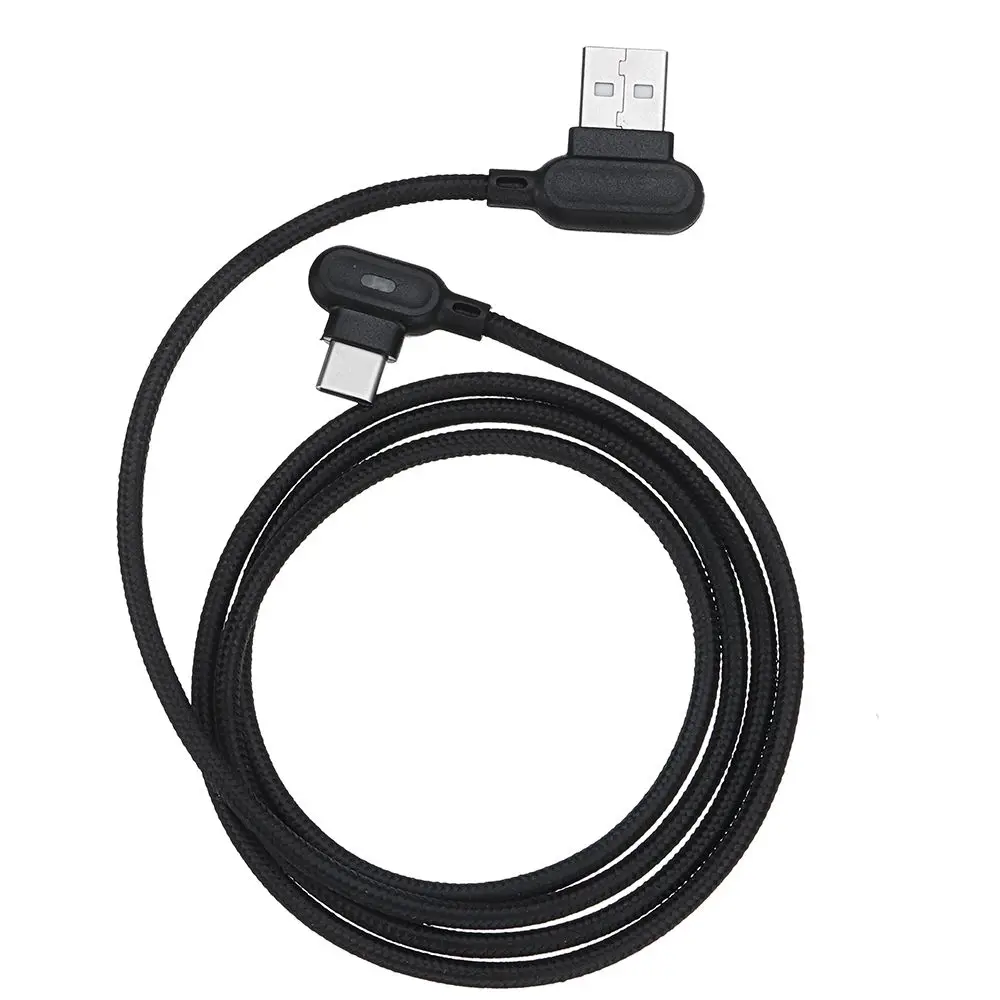 

90 Degree 1M 2M Fast Charging Micro USB Type C Cable For Samsung S8 S9 S10 for Xiaomi for Huawei Android Microusb USB-C Charger