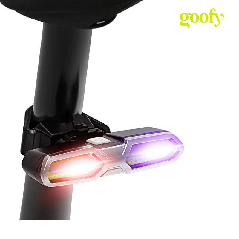 GIYO USB Перезаряжаемый предупреждающий задний фонарь для велосипеда горного