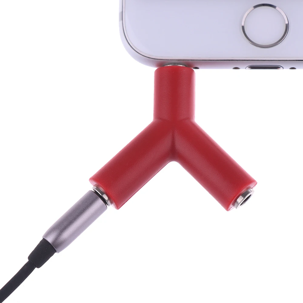 1 шт. y разветвитель 3 5 мм адаптер с двойным штекером для наушников Samsumg iPhone MP3