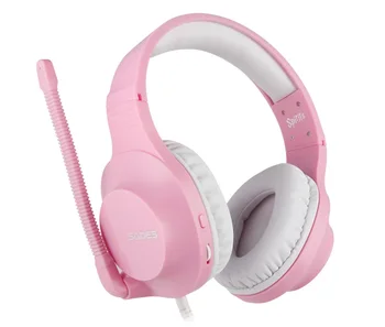 

SADES Spirits Gaming Headset Gamer Headphones For PC / Laptop / PS4 / XBOX ONE ( 2015 Version ) / Mobile /VR Pink